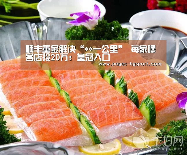 顺丰重金解决“**一公里” 每家嘿客店投20万:皇冠入口(图1) 皇冠入口